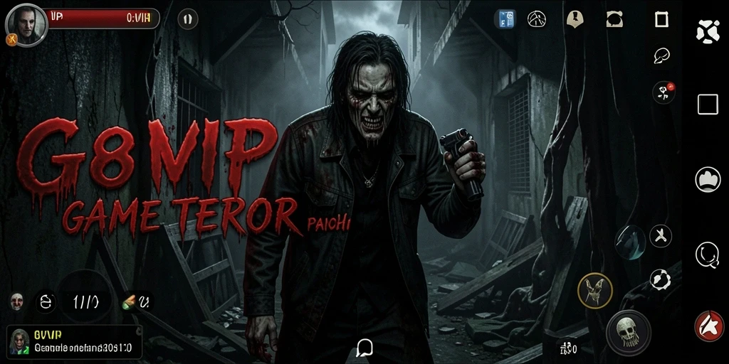 Gameplay C8VIP menampilkan momen menegangkan di dunia horor.