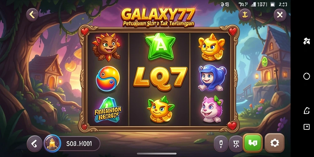 Screenshot gameplay <strong>GALAXY77</strong> yang seru dan menegangkan.