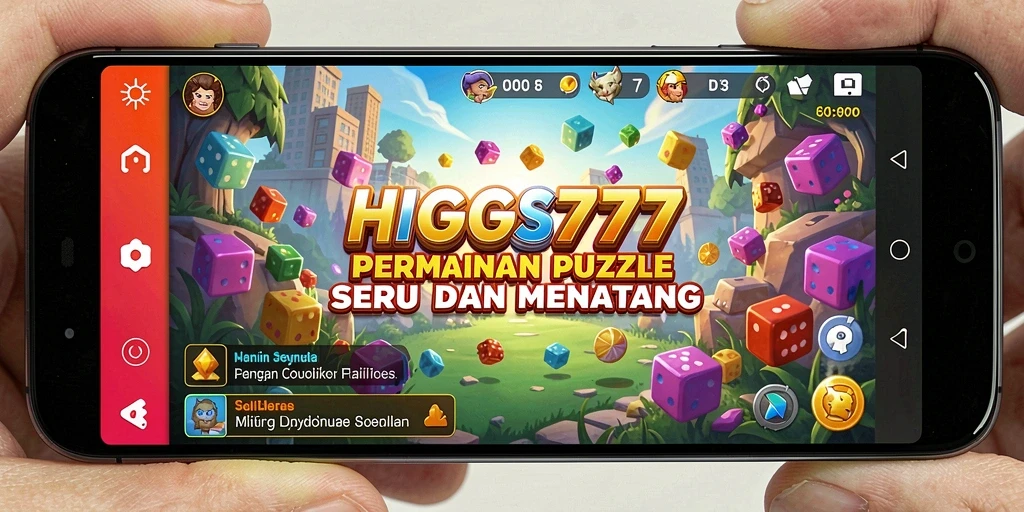 Tampilan gameplay HIGGS777 yang menarik dan penuh warna.