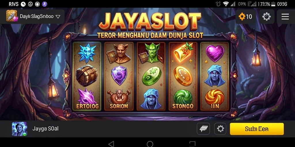 Gameplay <strong>JAYASLOT</strong> yang menegangkan dengan suasana kegelapan yang mencekam.