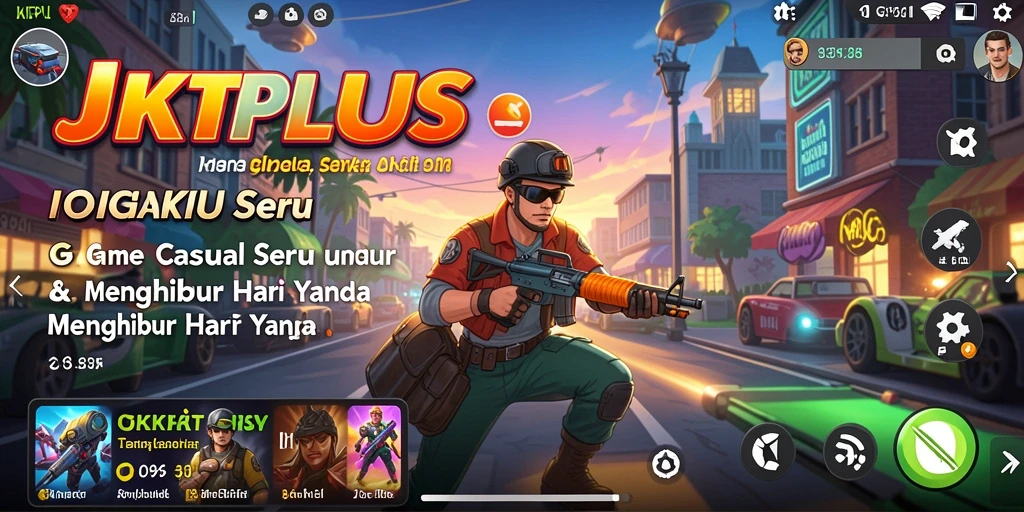 Screenshot gameplay JKTPLUS menampilkan karakter dan tantangan seru.