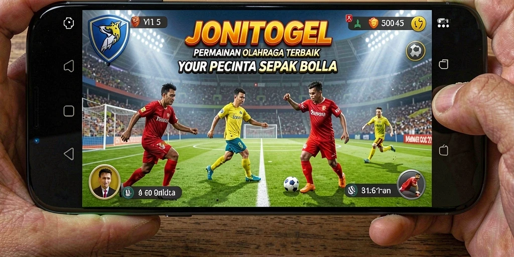 Screenshot utama gameplay JONITOGEL yang menunjukkan aksi seru olahraga.