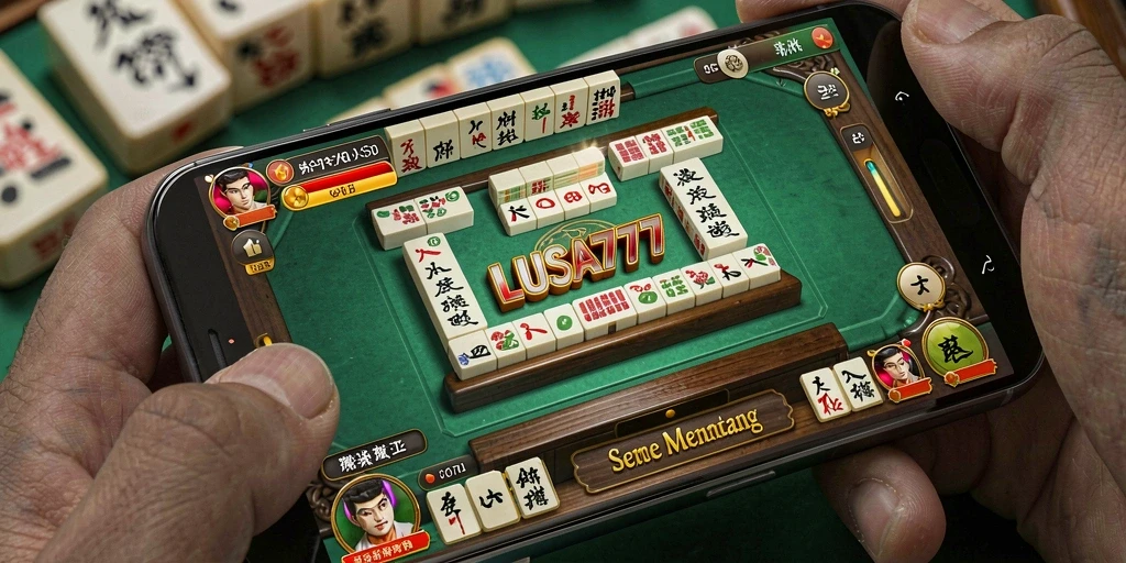 Screenshot LUSA777 menampilkan keseruan gameplay Mahjong yang interaktif.
