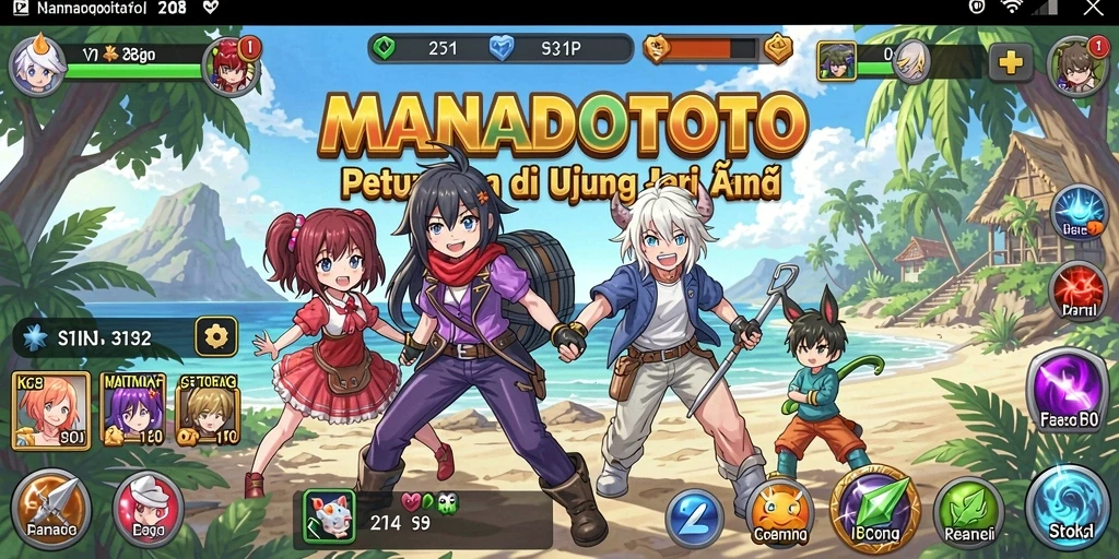 Gameplay seru dalam dunia anime yang menakjubkan.