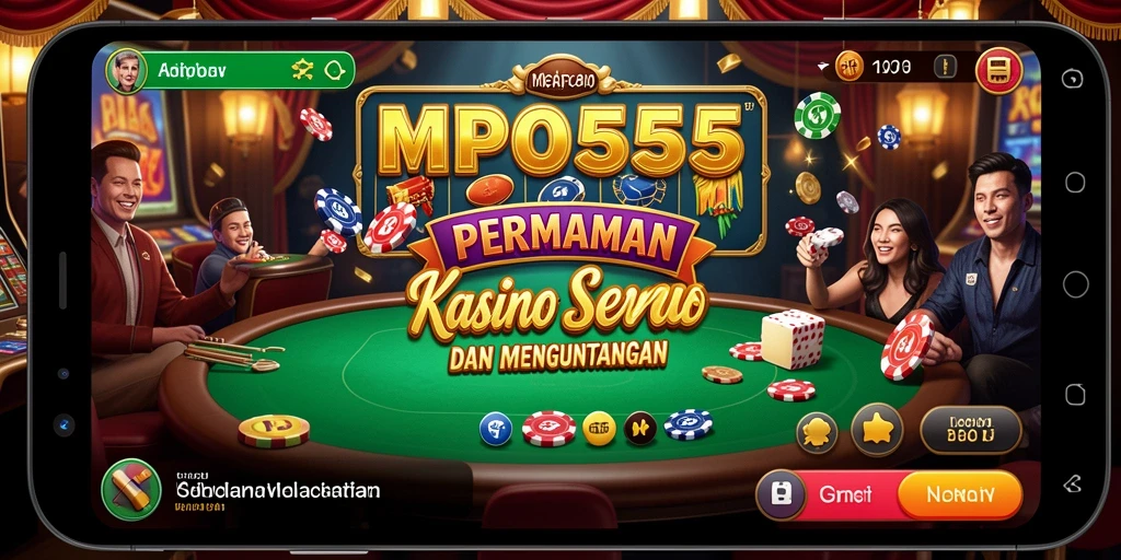 Tampilan gameplay Kasino yang menarik dan interaktif.