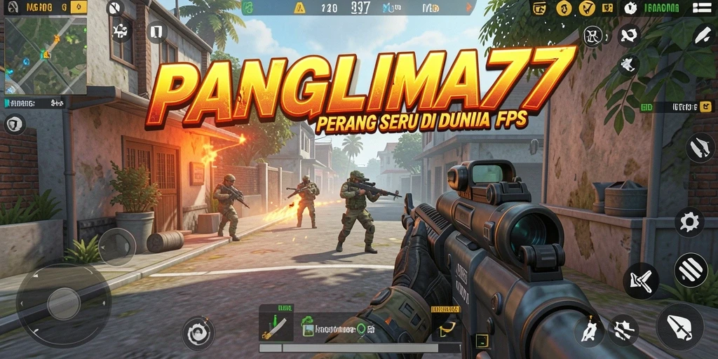 Gameplay mengesankan di PANGLIMA77 dengan aksi FPS.