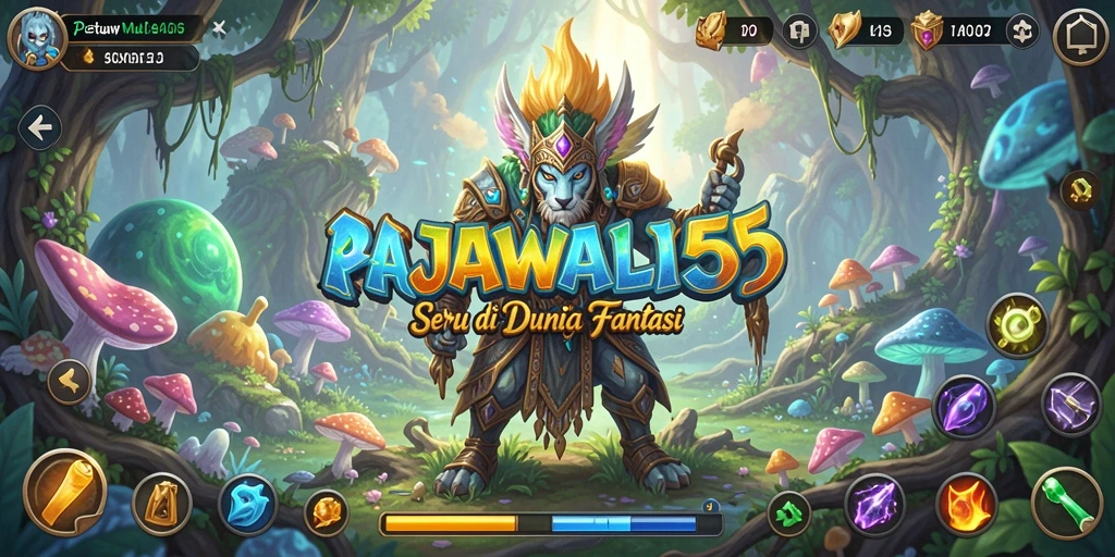 Tampilan gameplay petualangan epik di RAJAWALI55.