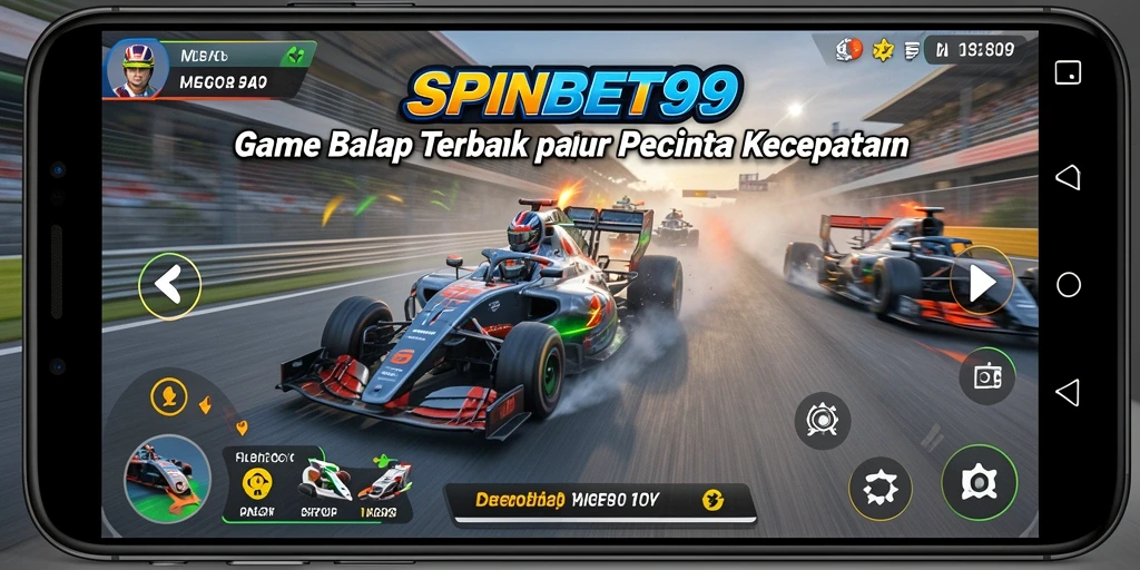 Gameplay seru dan menegangkan di SPINBET99 saat balapan.