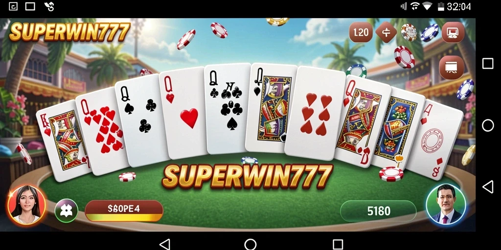 Tampilan gameplay menarik dari SUPERWIN777 yang menampilkan aksi Domino.