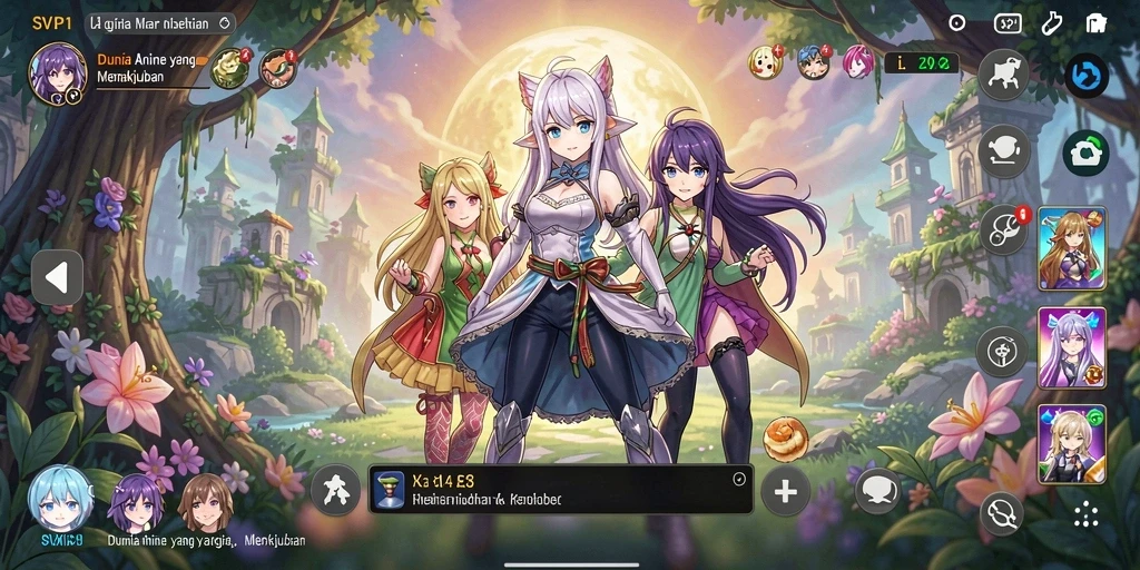 Tampilan gameplay SVIP1 yang memukau dan penuh warna.